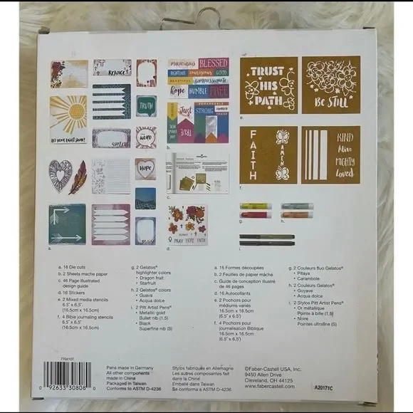 47 piece Faber-Castel Bible Journaling Kit - Picture 2 of 5